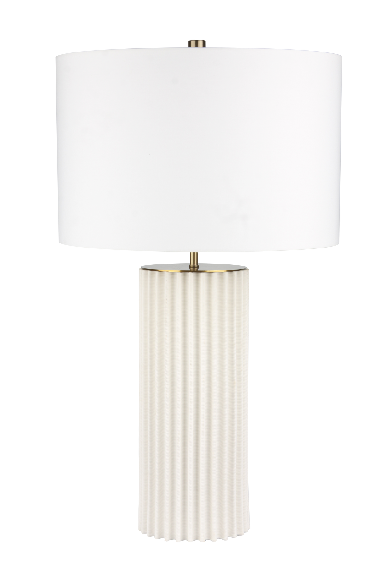 26" KAPRI 3D PRINTED PORCELAIN TABLE LAMP