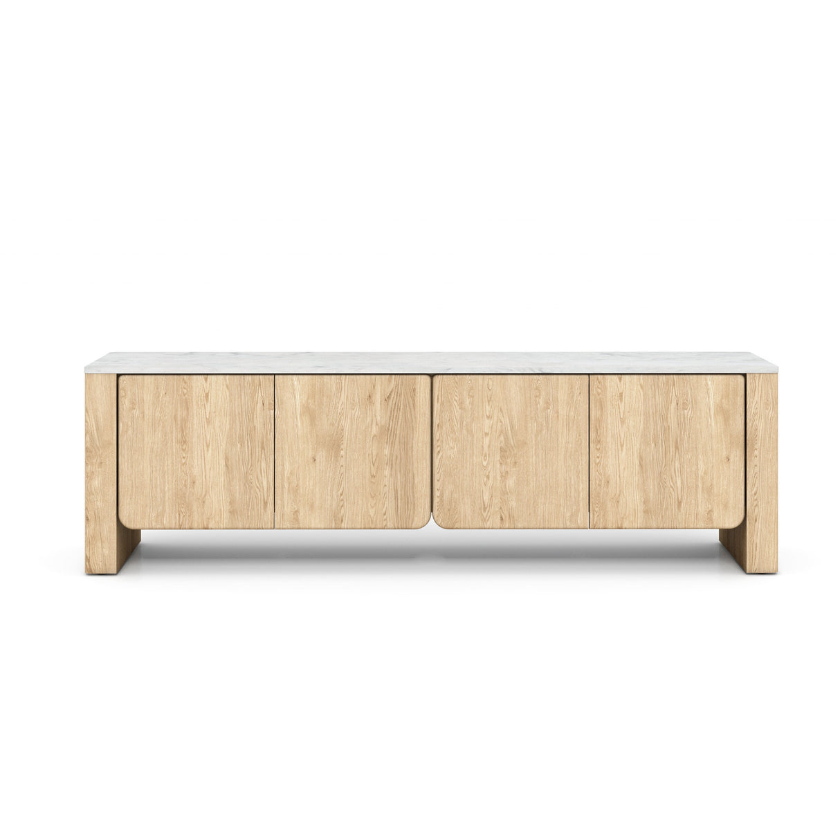 Wire Brushed TV Unit