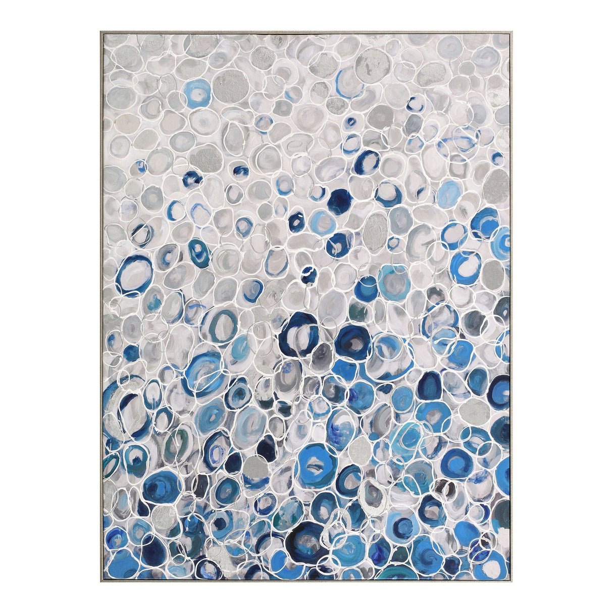 **Blue Bubbles Wall Décor