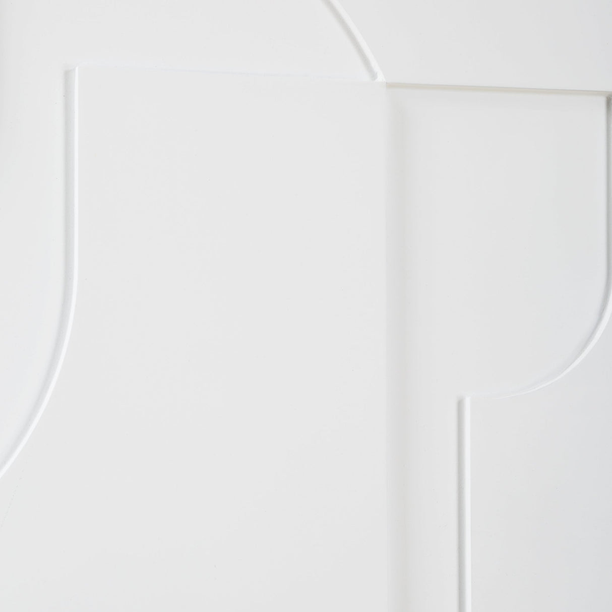 Contours White Wall Decor, S/2