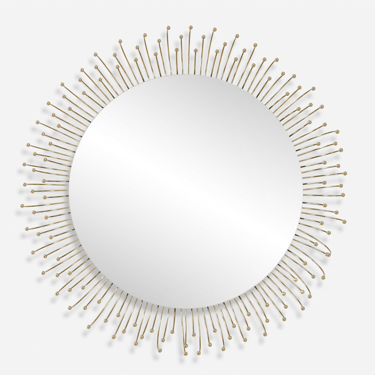 Aga Round Gold Mirror