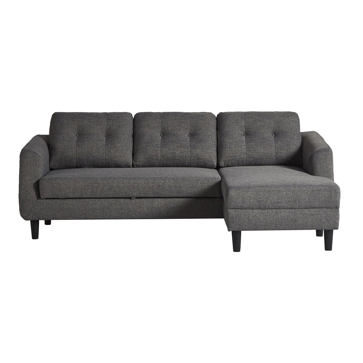 Belagio Sofa Bed With Chaise Beige Right