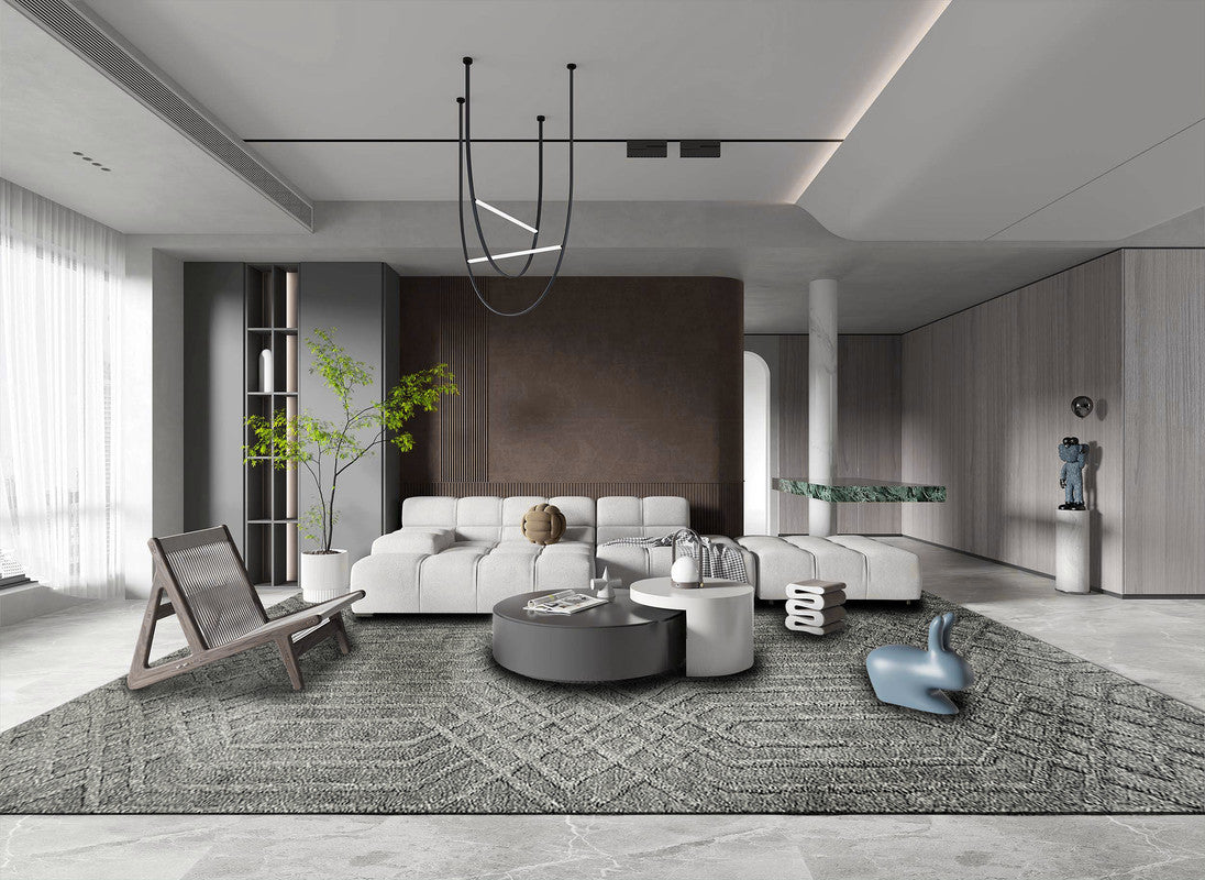 Helix Dark Brown Rug