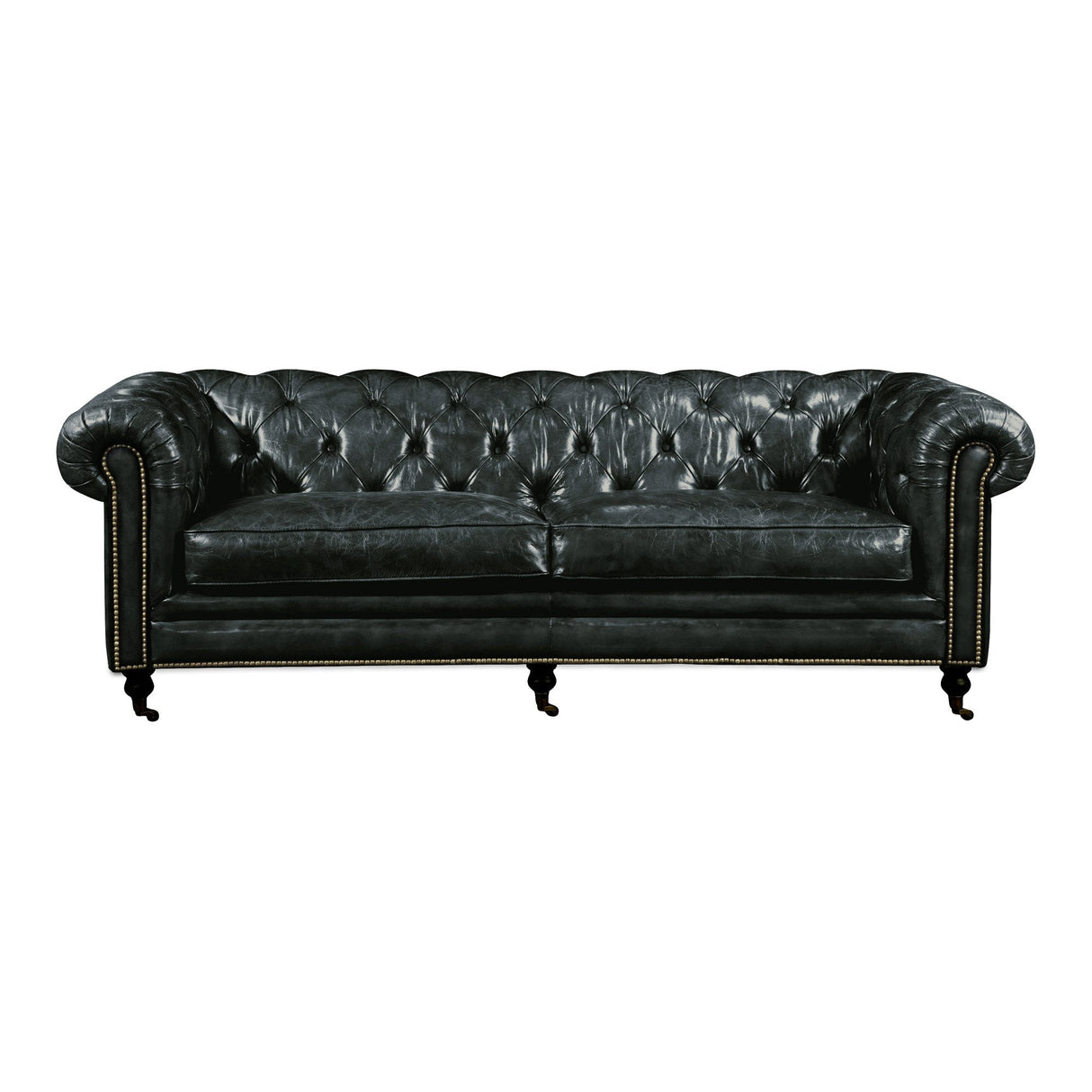 Birmingham Sofa Onyx Black Leather