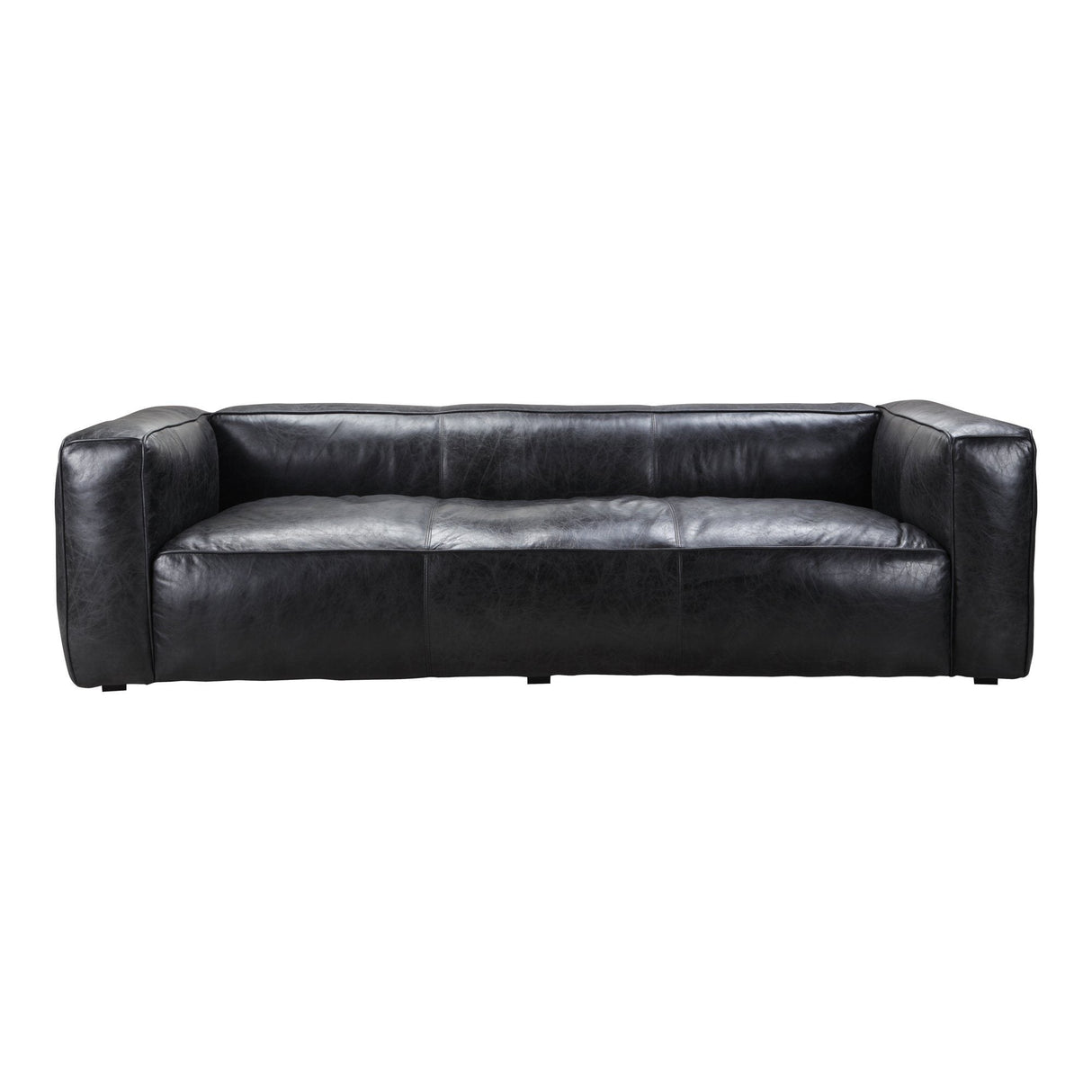 Kirby Sofa Darkstar Black Leather