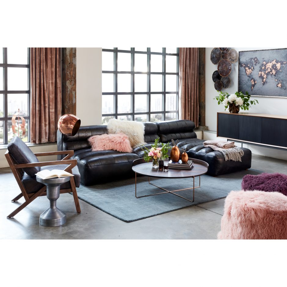 Ramsay Signature Modular Sectional Antique Black