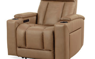 LuxeGlow Brown PWR Recliner