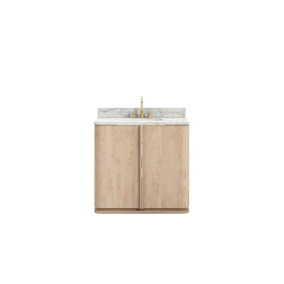 Cedar Sink Single Vanity Light Oak