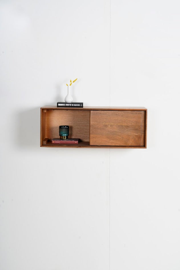Milav entry way storage shelf