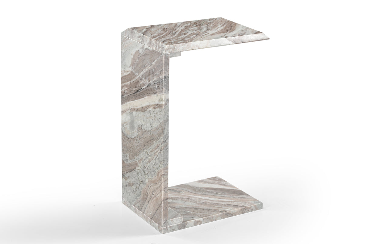 Enid MARBLE C TABLE Grey