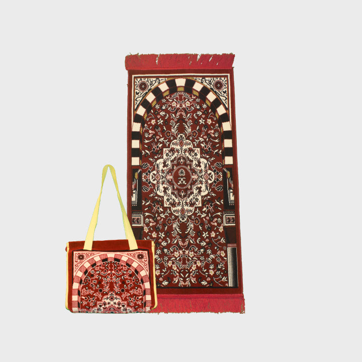 Rawdah Red kids Prayer Mat