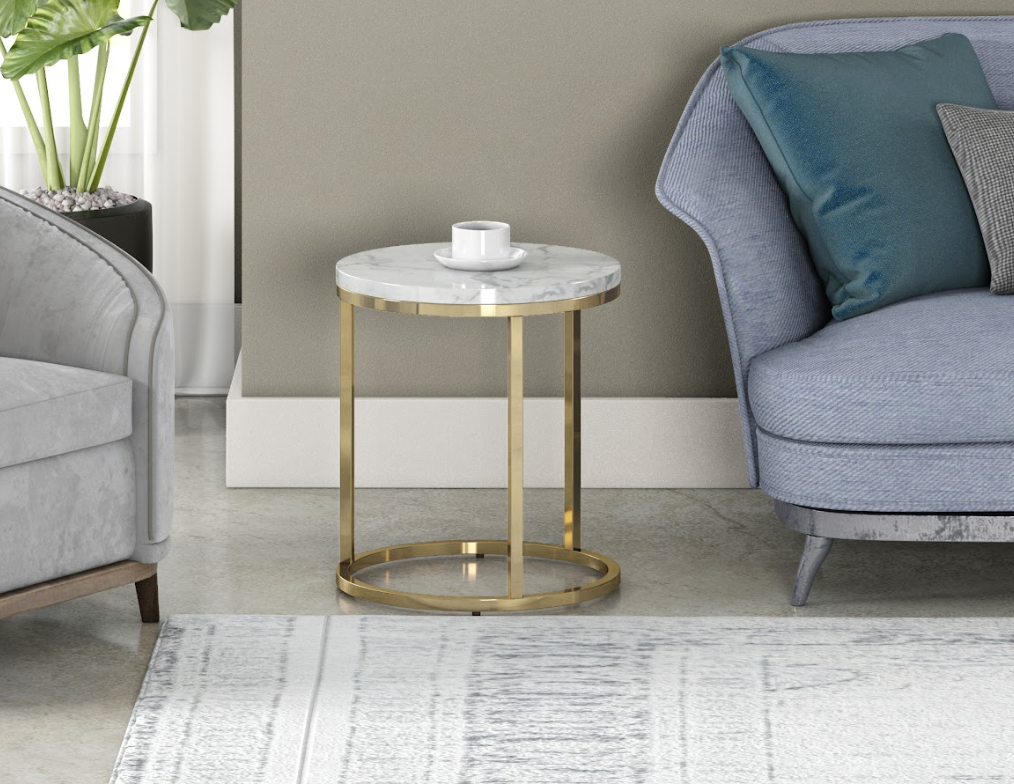 Marble ROUND SIDE TABLE