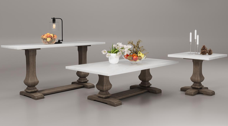 Johnelle RECT Cocktail Table Set