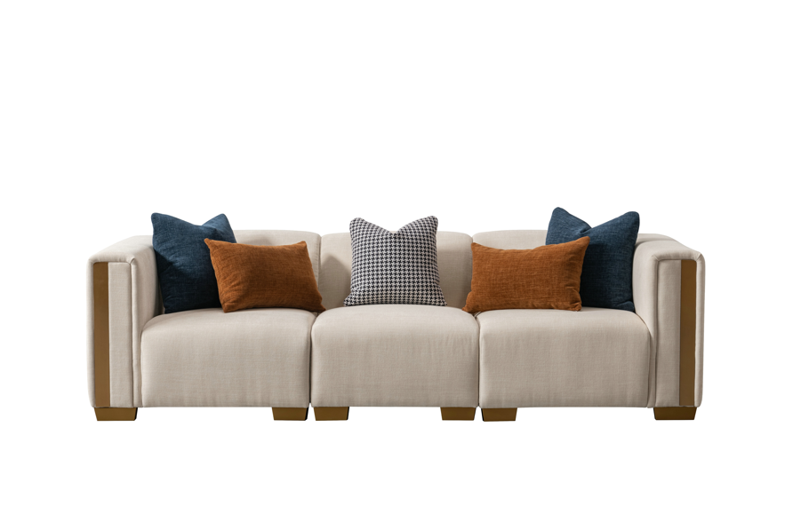 Elegant Embrace Beige Sectional