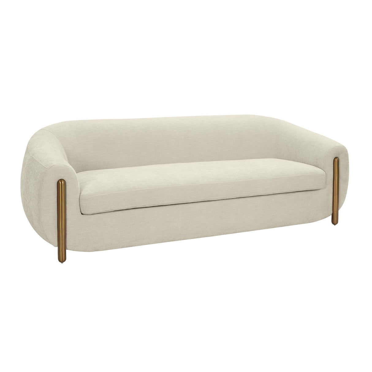 Lina Grey Textured Linen Sofa