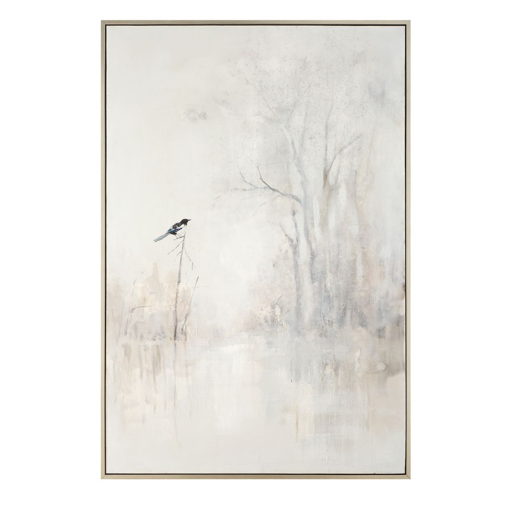 DELECATE TREES II Hand Painted Canvas