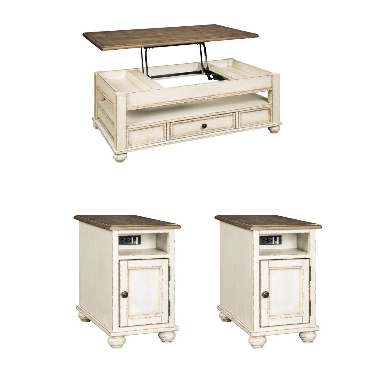 Occasional Table Set (1xT523-9+ 2xT523-7)