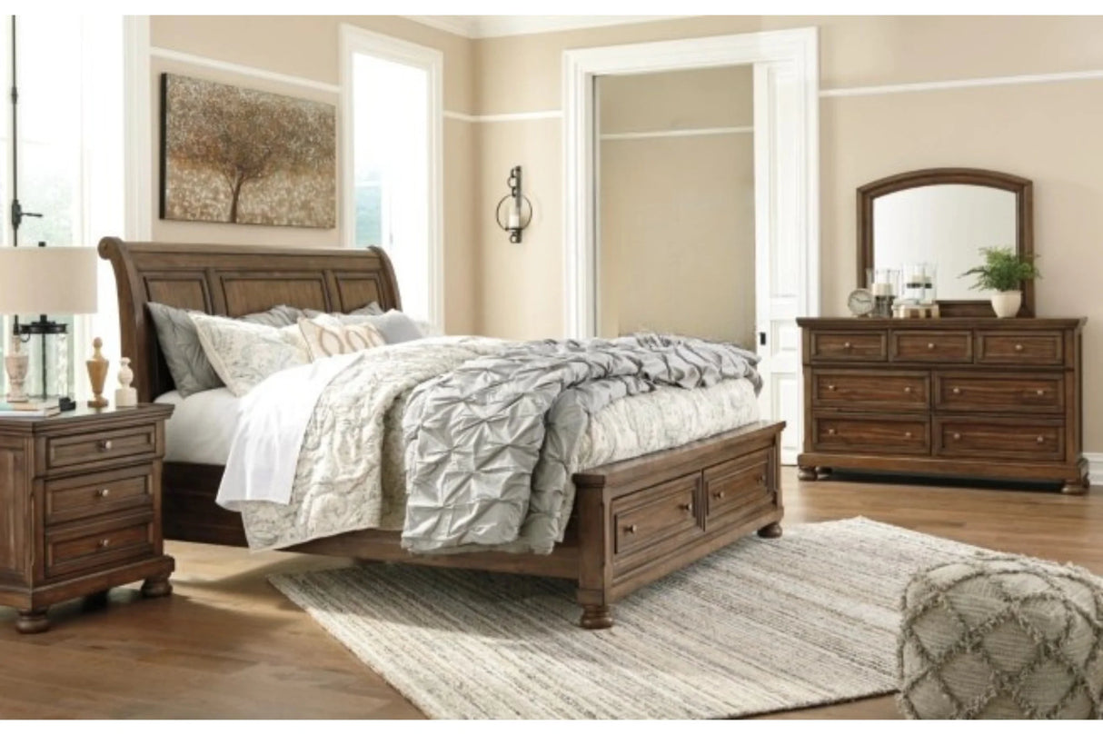 Flynnter Queen Sleigh  bedroom No Chest