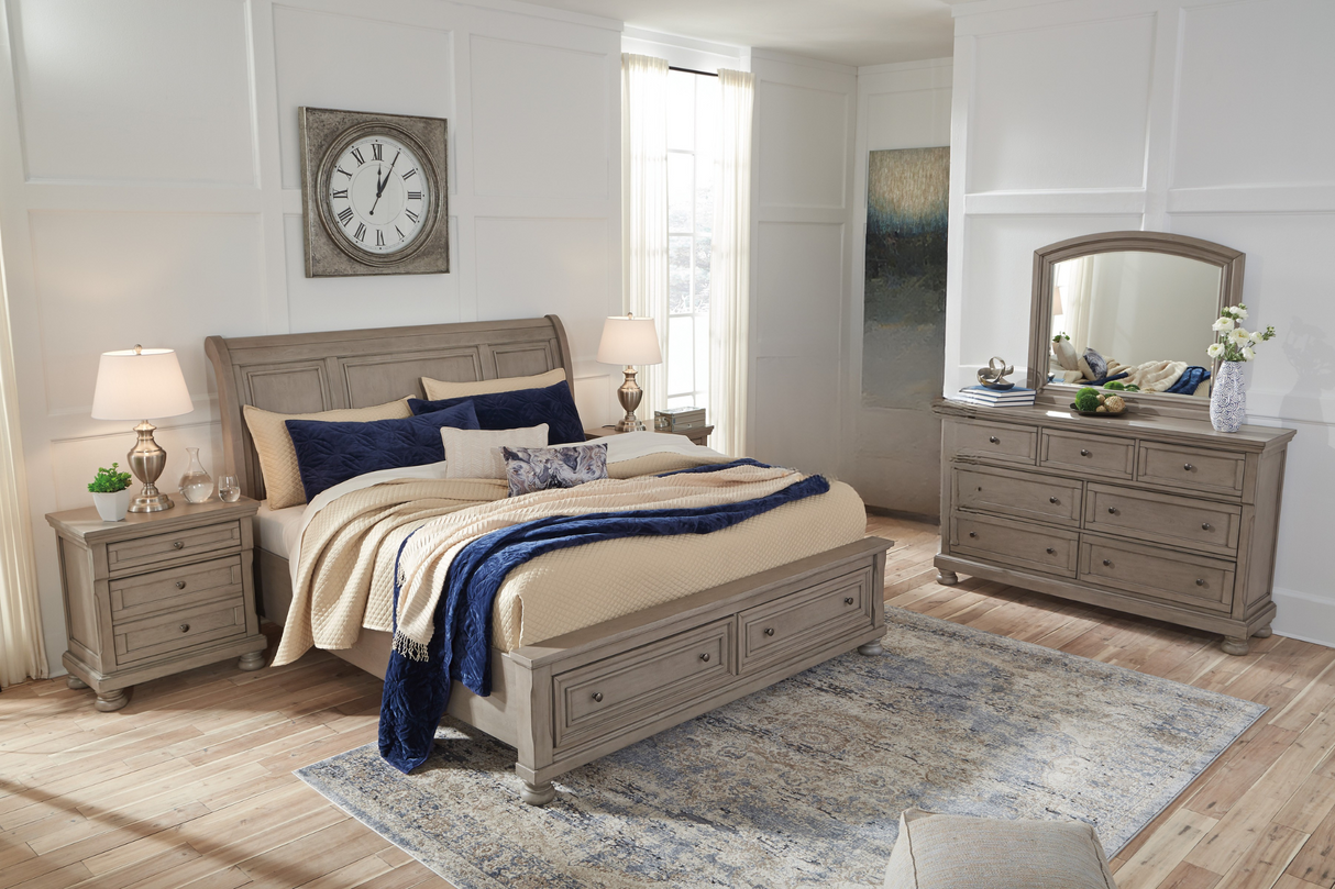 Lettner King Sleigh Bedroom No Chest