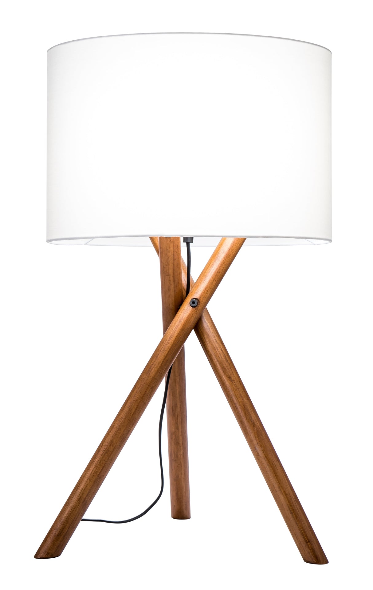 WOODEN TRIPOD TABLE LAMPS