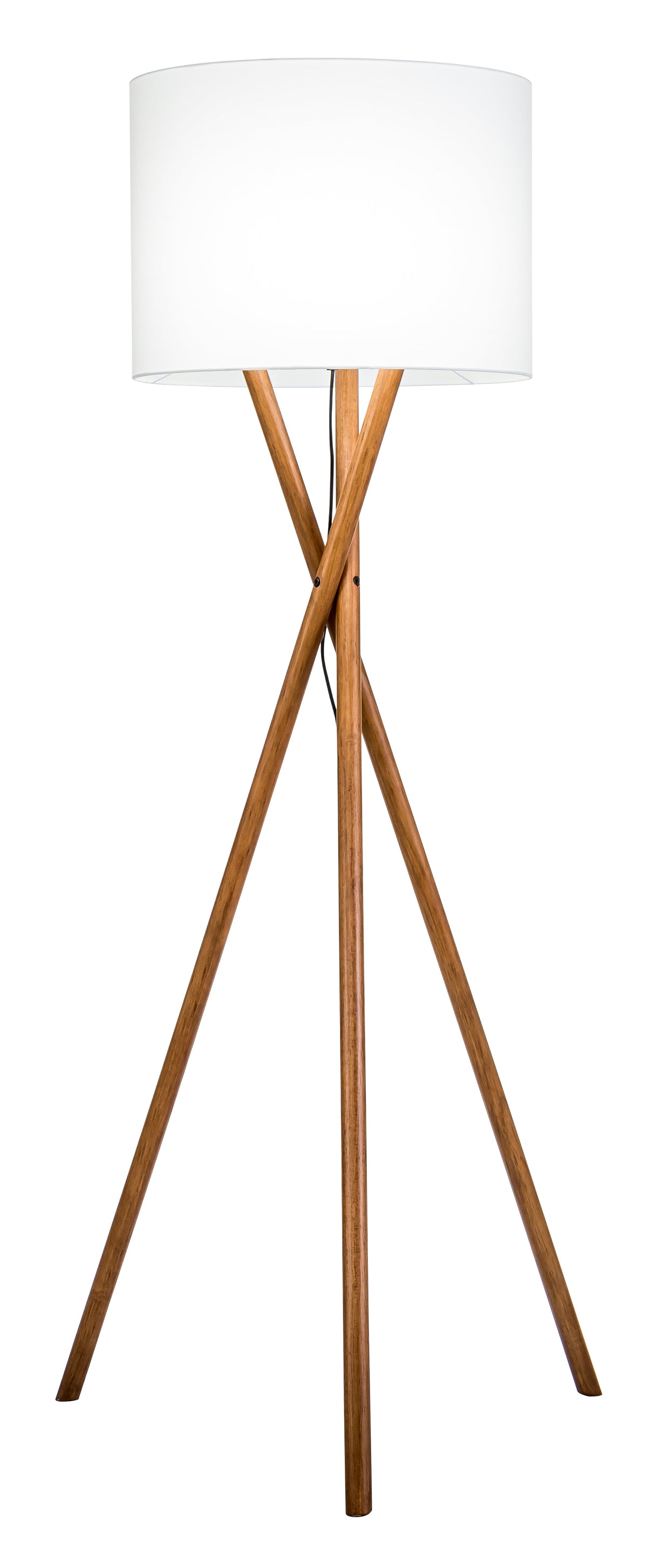 WOODEN TRIPOD FLOOR LAMPS