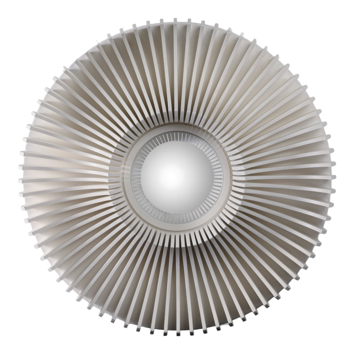 36" Wood Parnot Wall Mirror, White