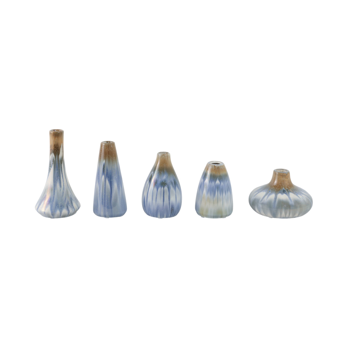 S/5 4/5/6/7/8"  Medford Ceramic Vases