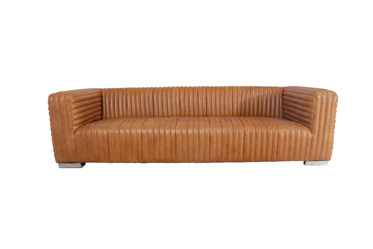 Autumn Brown Leather Sofa