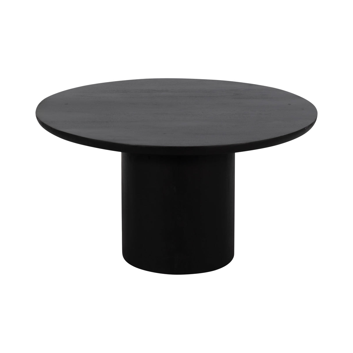 WOOD, 31" MINIMALIST COFFEE TABLE, BLACK