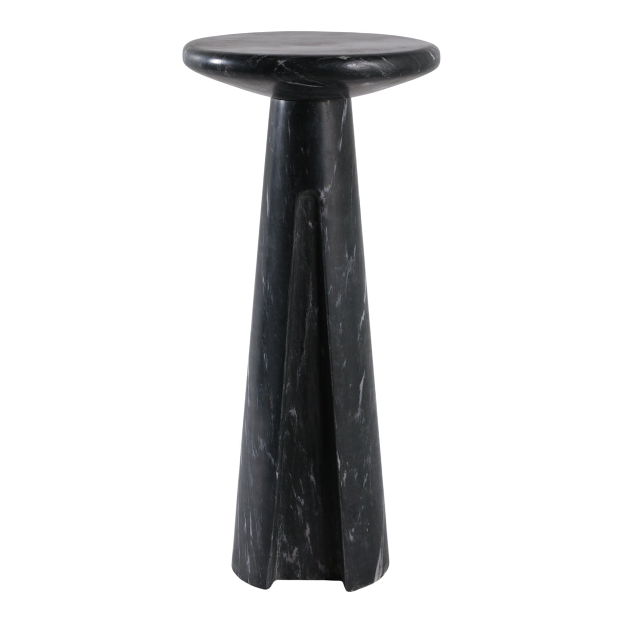 Debir Black Marble Accent Table