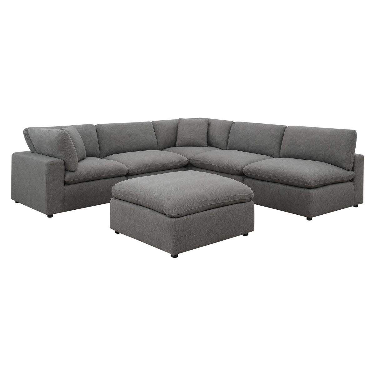Cloud 9 Charcoal Living Room 3-Piece Sectional