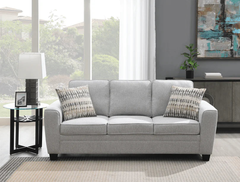 Confa Grey Sofa with Two Pillows