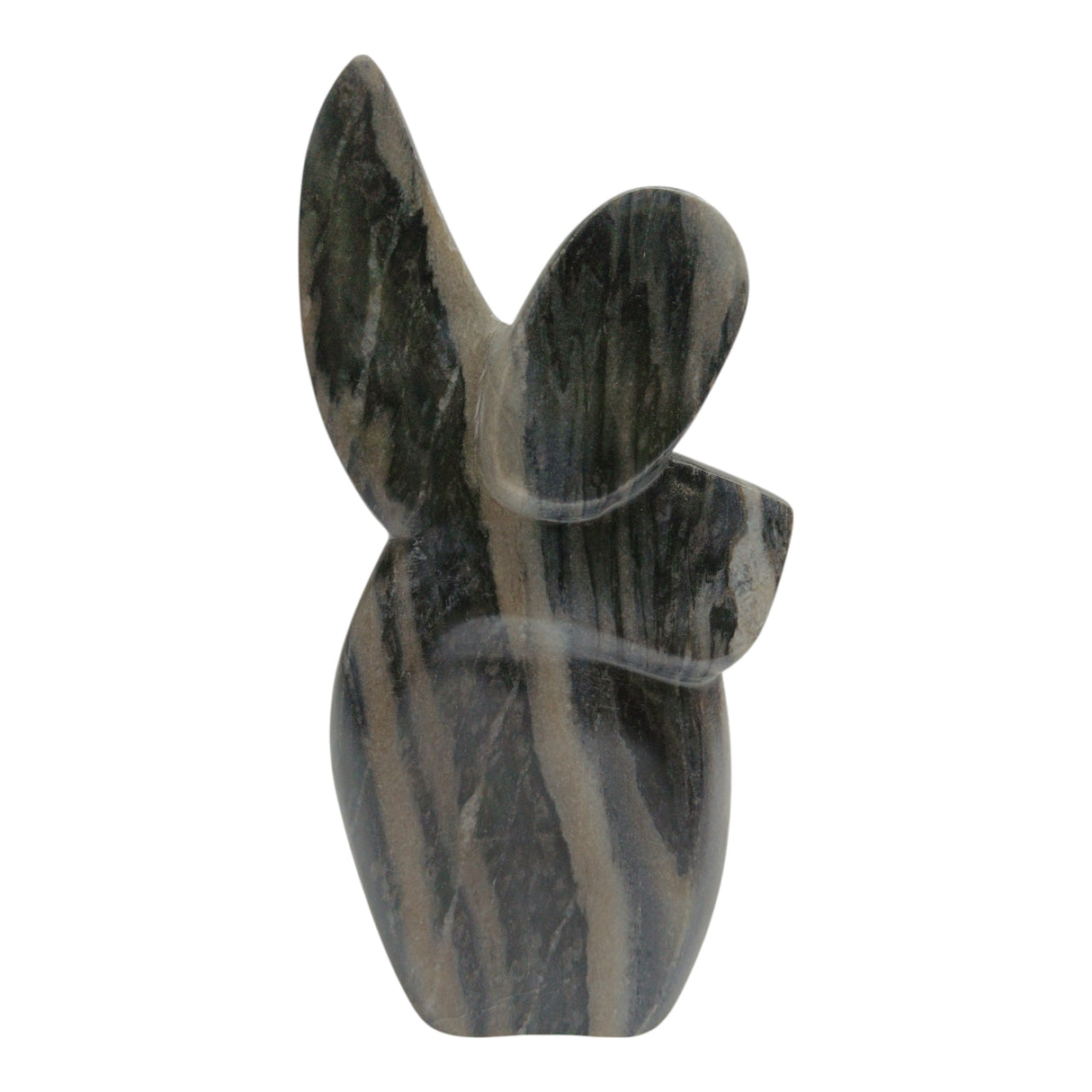 8" Rennalt Large Carved Marble Angel Statuary