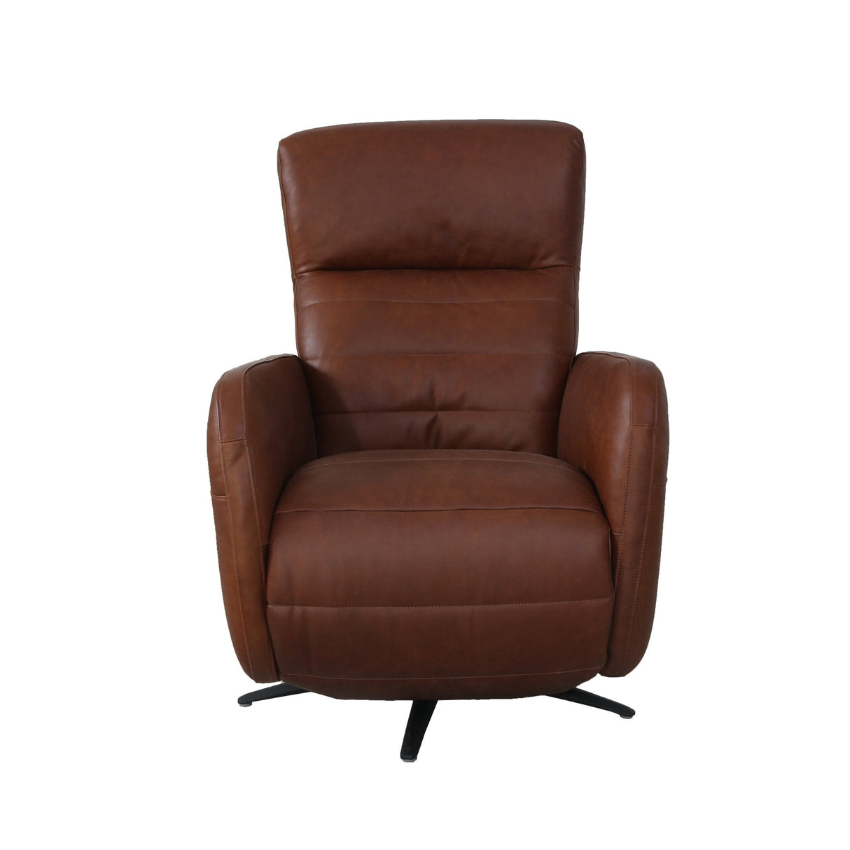 Dark Brown Leather Power Recliner