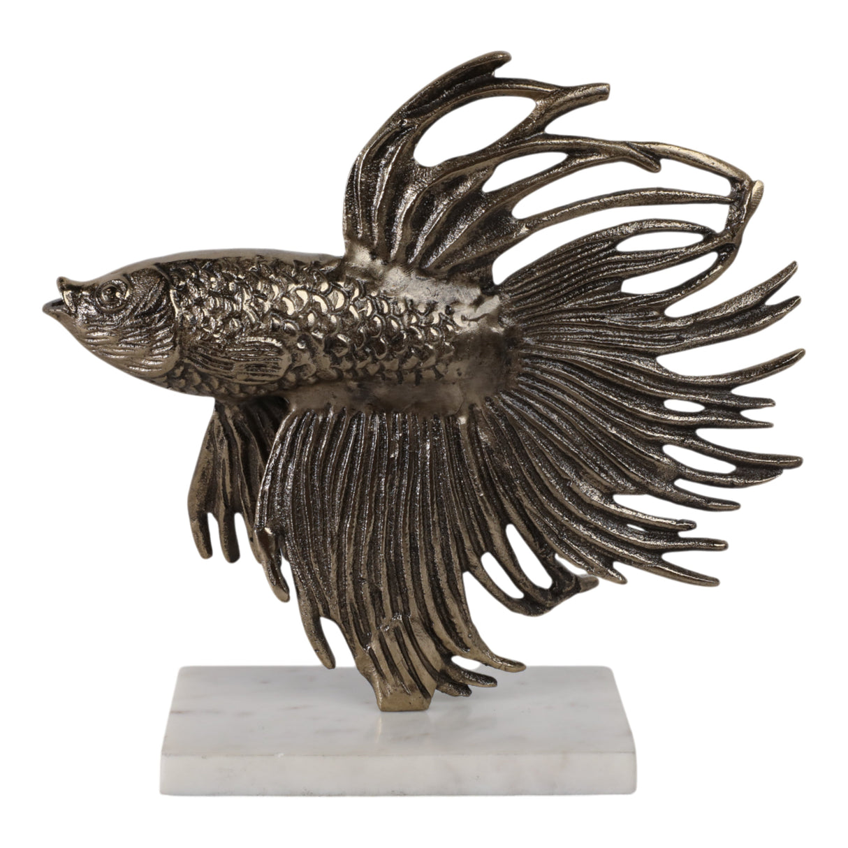 10" Accomac Fish Statuary, Gold
