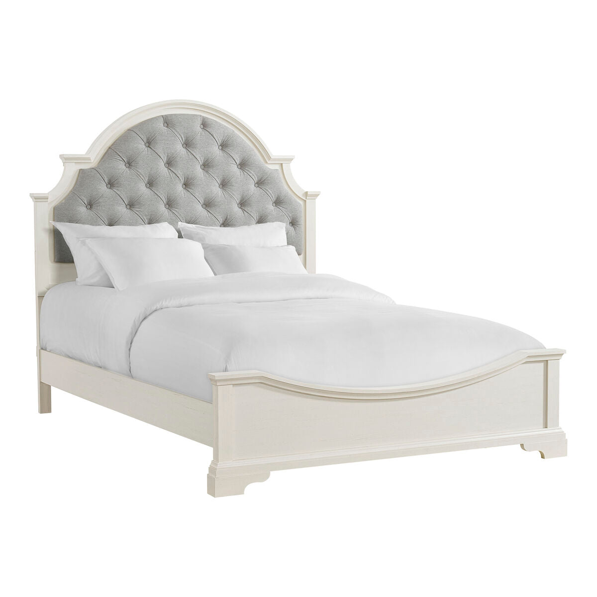 Eastwood Youth Queen UPH Bed in Off-White
