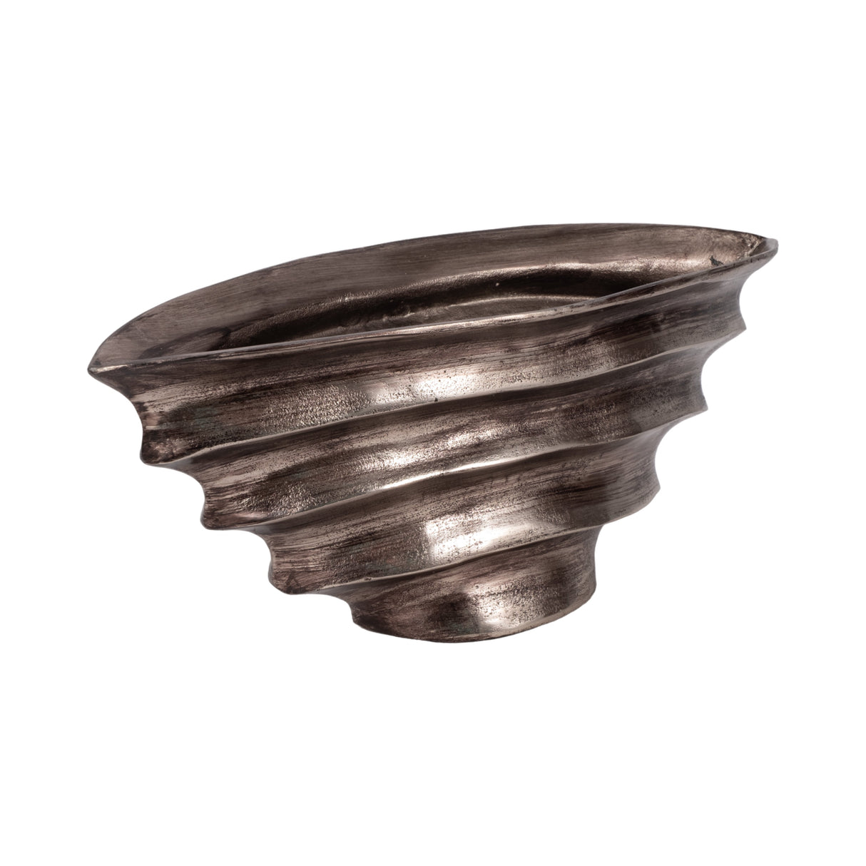 20" Morine Silver Metal Bowl