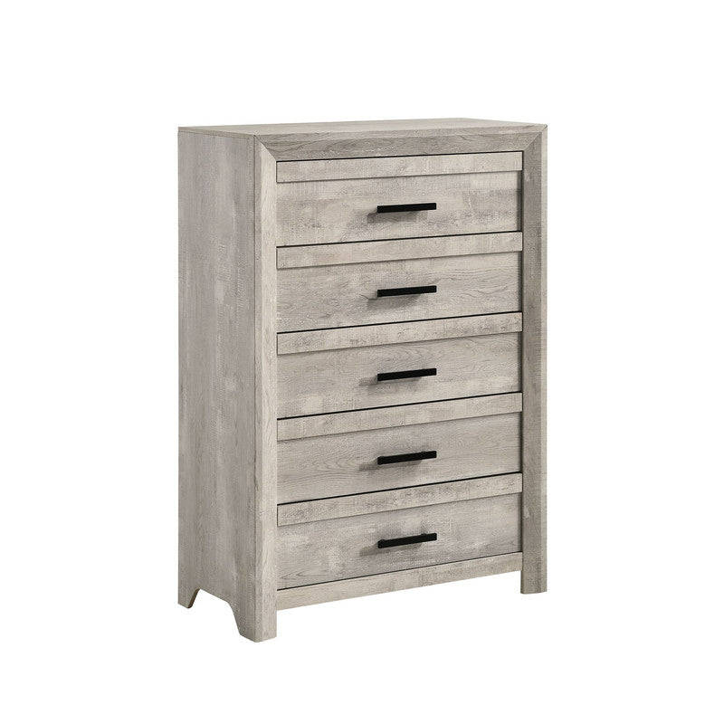 Eleanor 5-Drawer Chest in White