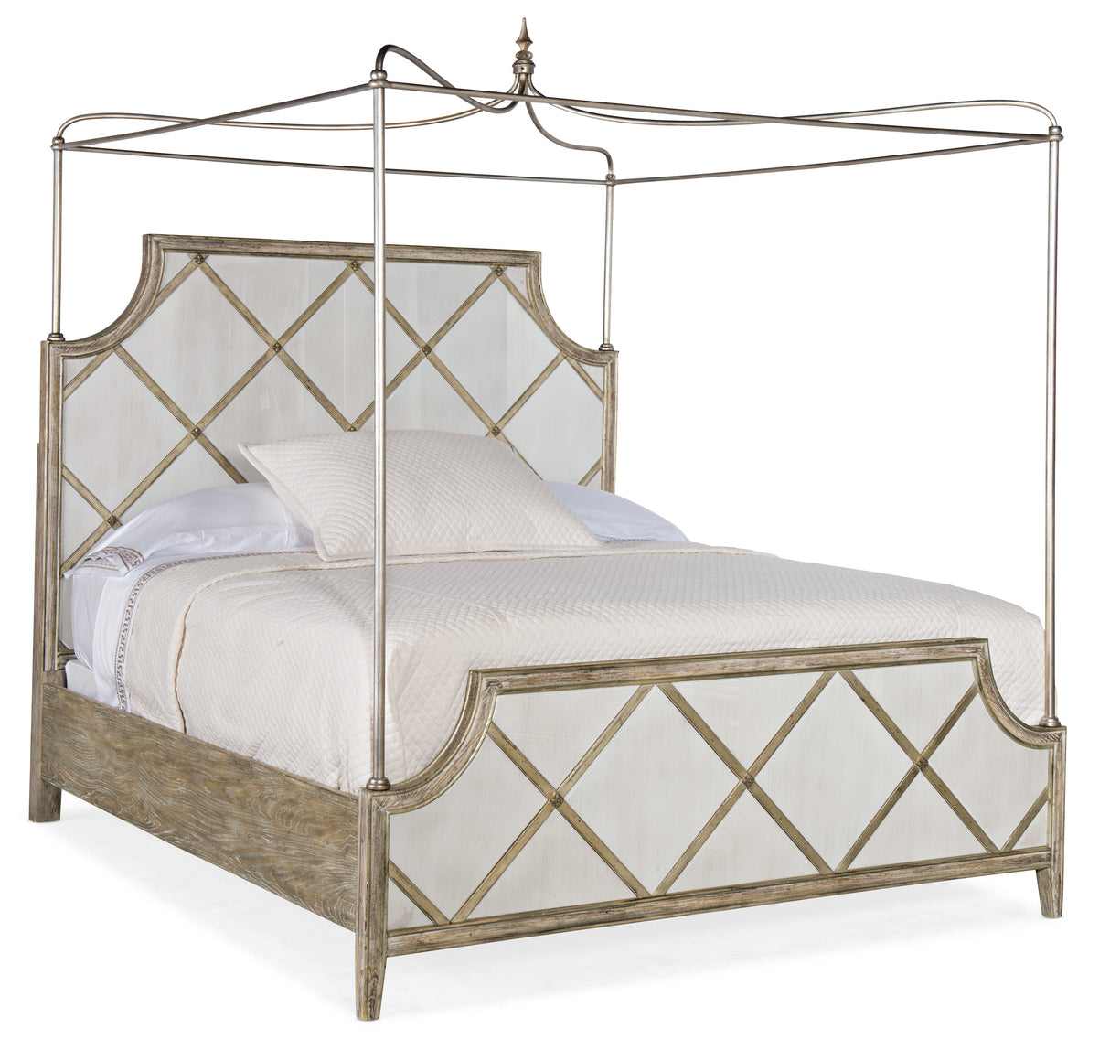Sanctuary Diamont Canopy King Panel Bed