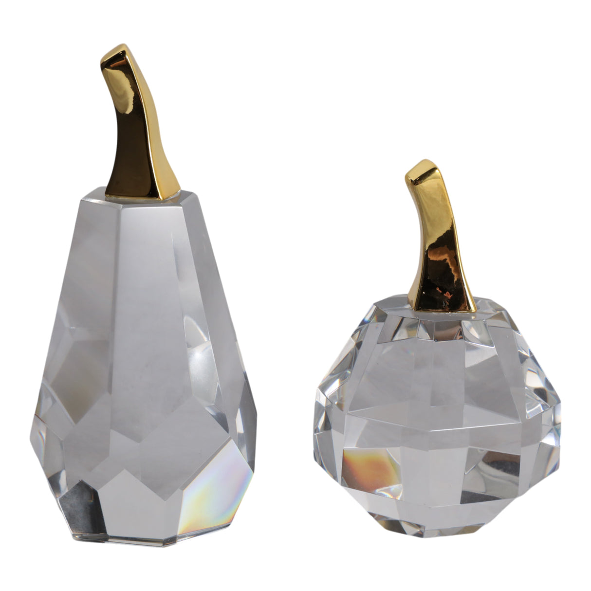 S/2 Pima Crystal Pear And Apple