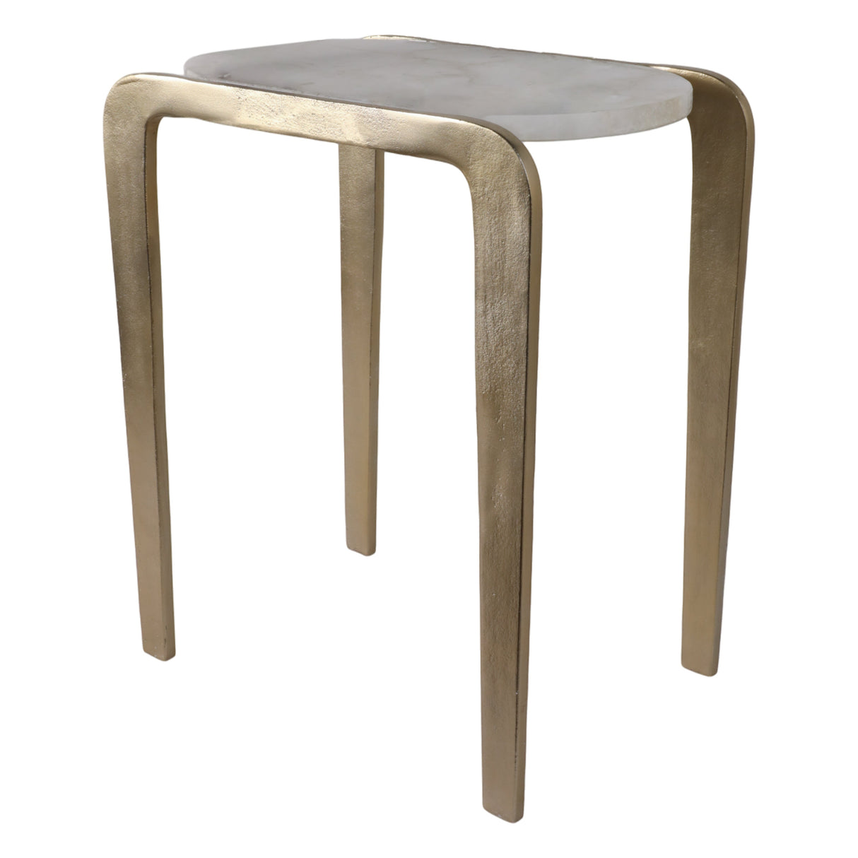 22" Larimore Quartz Top Accent Table