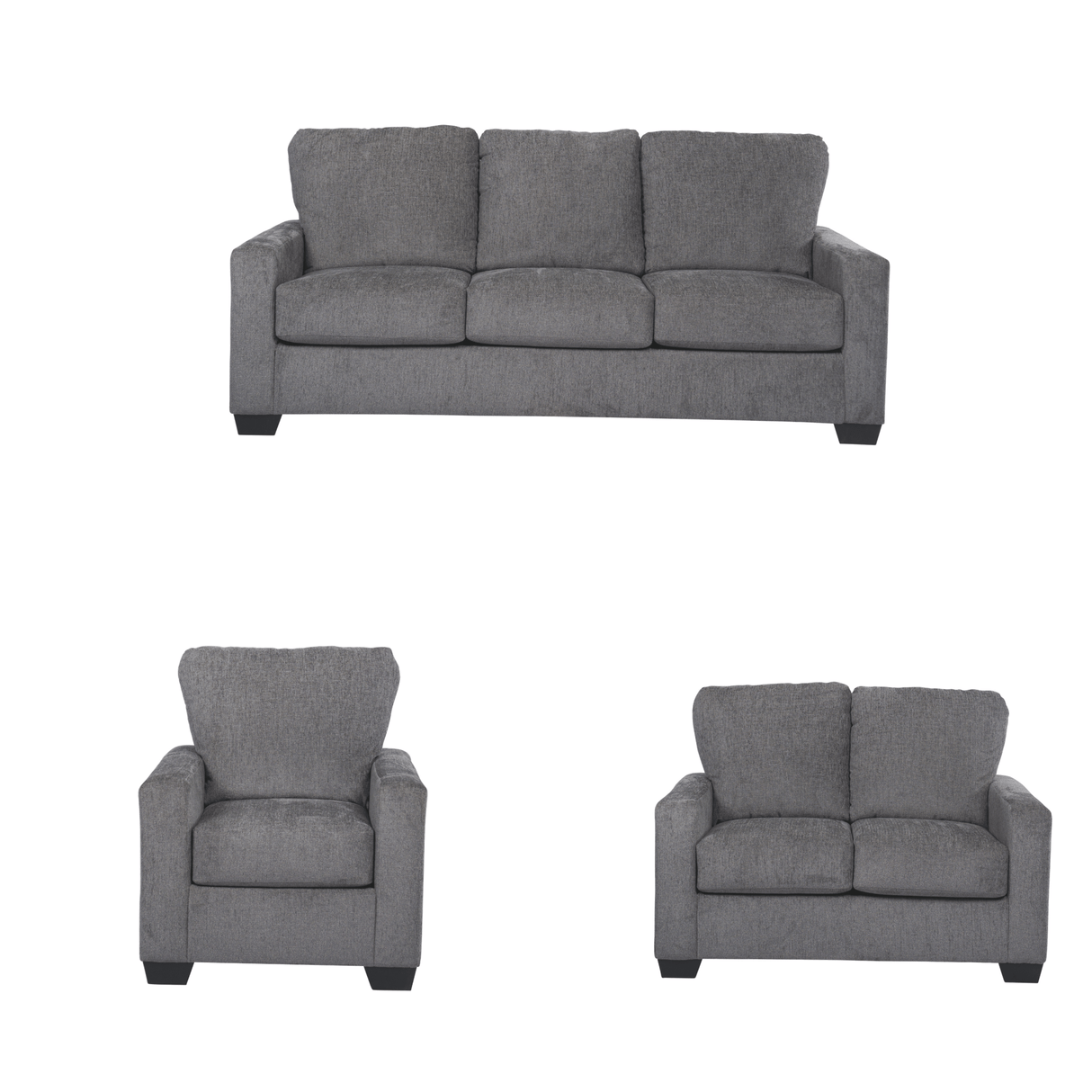 Gray Rannis Sofa Set