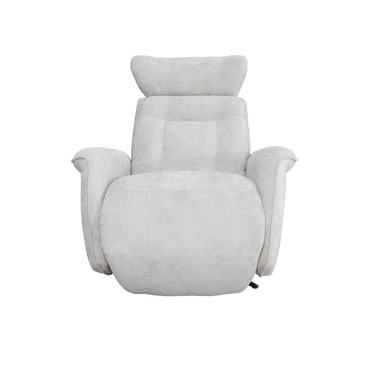Grey Polyester Manual Recliner