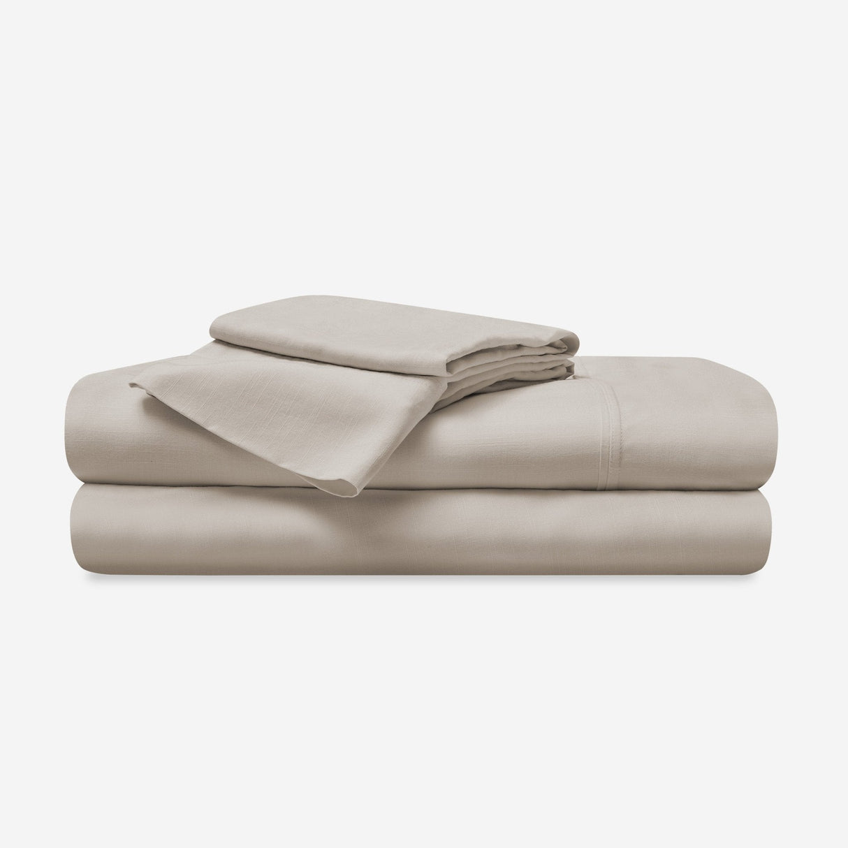 Hyper-Linen Sheet in Beige