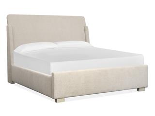 Lorelei Complete King Upholstered Sleigh Bed