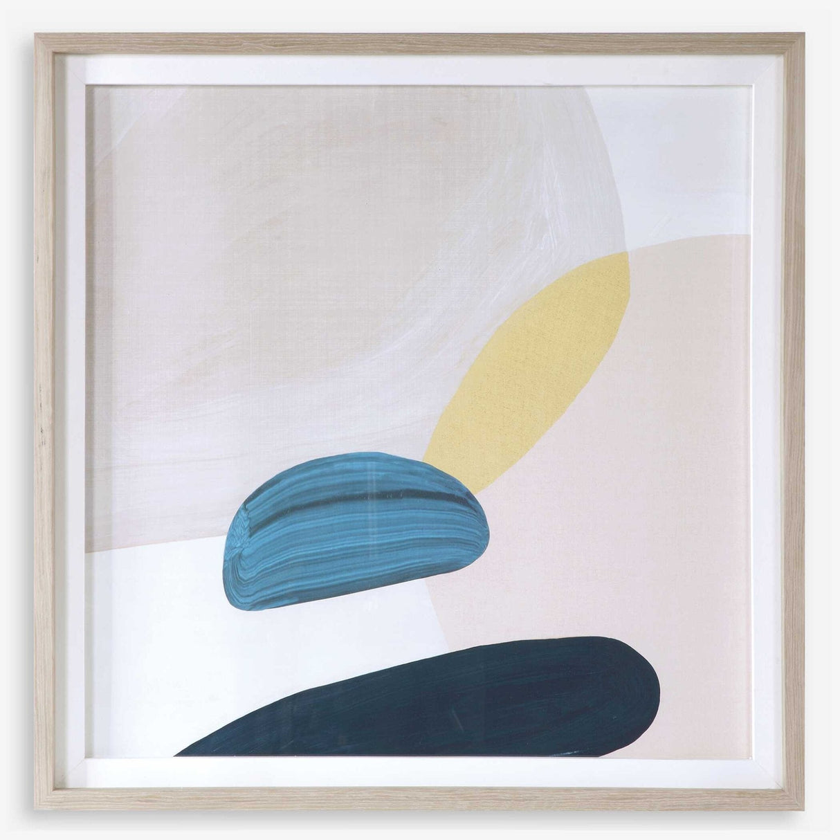 Pink Pebbles I Framed Print