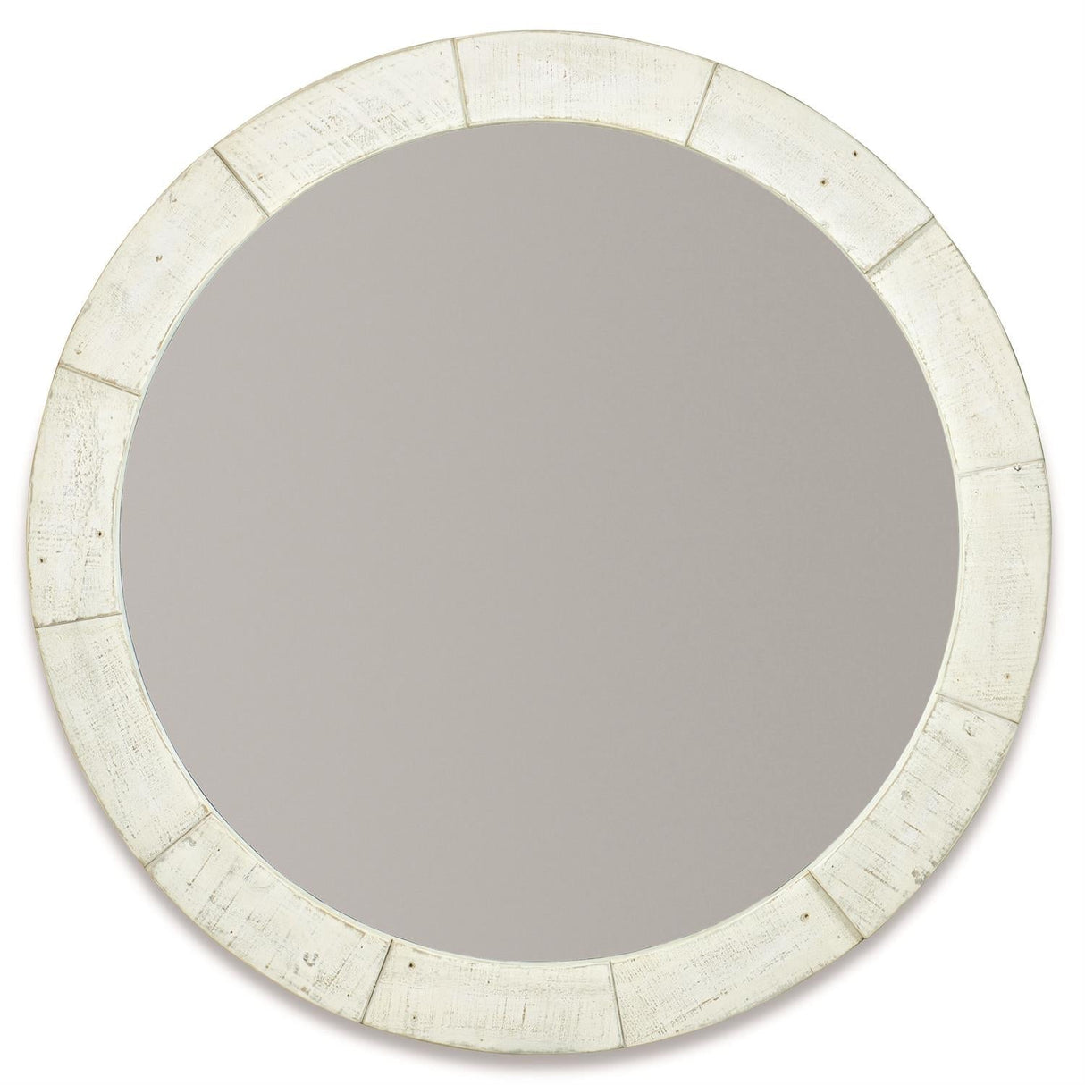 PIPER MIRROR (BRUSHED WHITE FINISH)