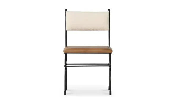 Posta Dining Chair Brown Leather