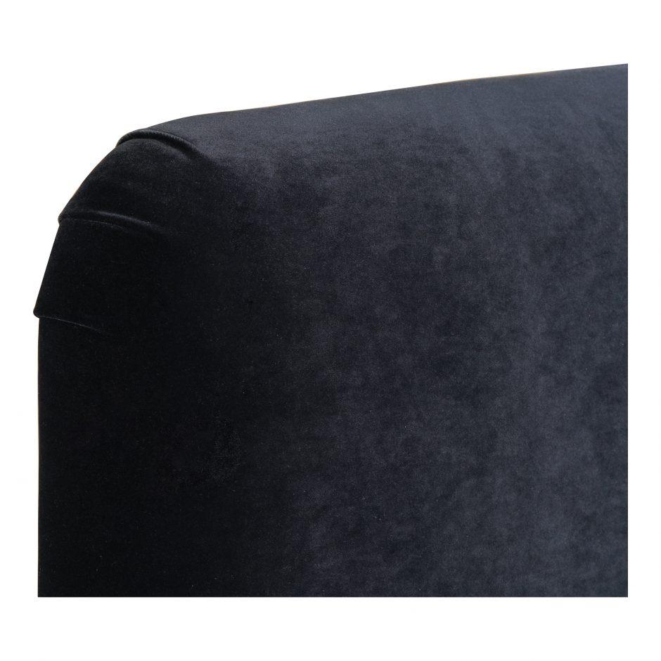 Samara King Bed Blue Velvet