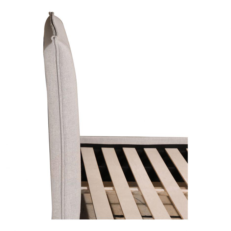 Luzon Queen Bed Light Grey